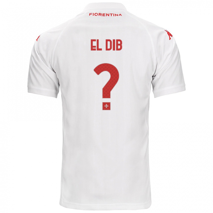 Enfant Maillot Karim El Dib #0 Blanc Tenues Extérieur 2024/25 T-Shirt Suisse