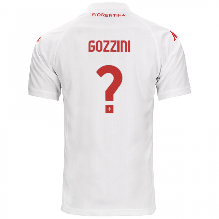 Enfant Maillot Gozzini #0 Blanc Tenues Extérieur 2024/25 T-Shirt Suisse