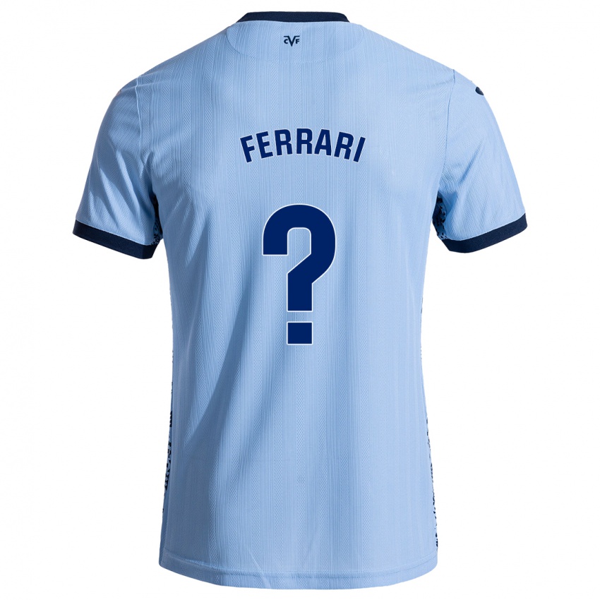 Kinder Andrés Ferrari #0 Himmelblau Auswärtstrikot Trikot 2024/25 T-Shirt Schweiz