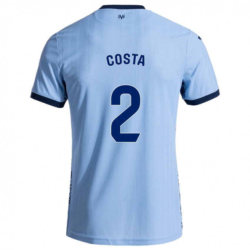 Kinder Logan Costa #2 Himmelblau Auswärtstrikot Trikot 2024/25 T-Shirt Schweiz