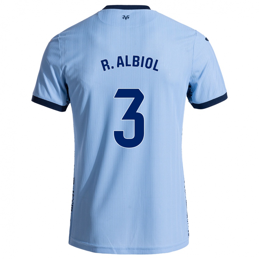 Kinder Raúl Albiol #3 Himmelblau Auswärtstrikot Trikot 2024/25 T-Shirt Schweiz