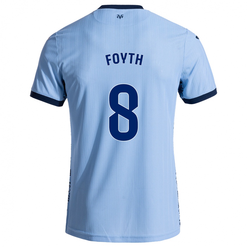 Kinder Juan Foyth #8 Himmelblau Auswärtstrikot Trikot 2024/25 T-Shirt Schweiz