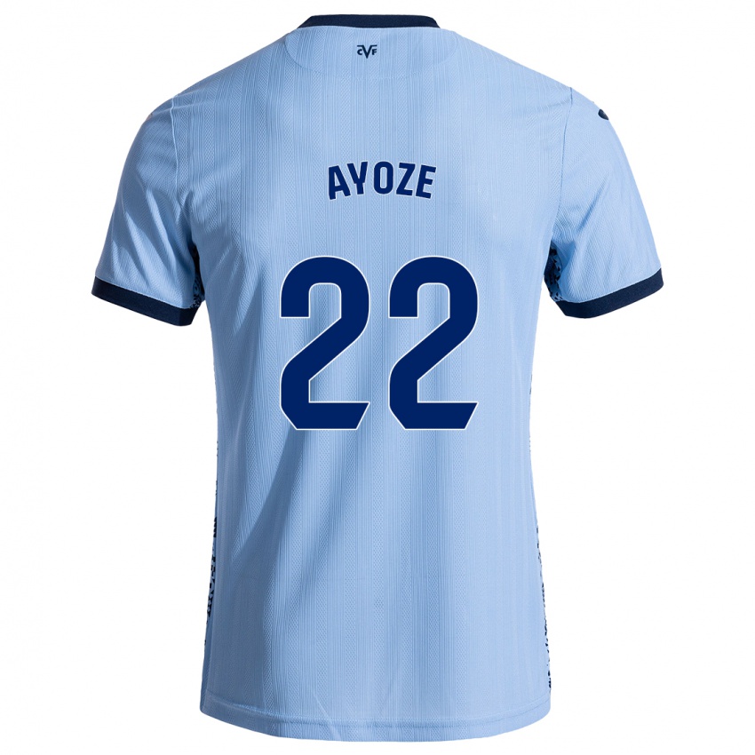 Kinder Ayoze Pérez #22 Himmelblau Auswärtstrikot Trikot 2024/25 T-Shirt Schweiz