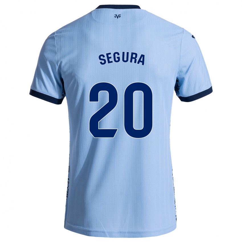 Kinder Carlos Segura #20 Himmelblau Auswärtstrikot Trikot 2024/25 T-Shirt Schweiz