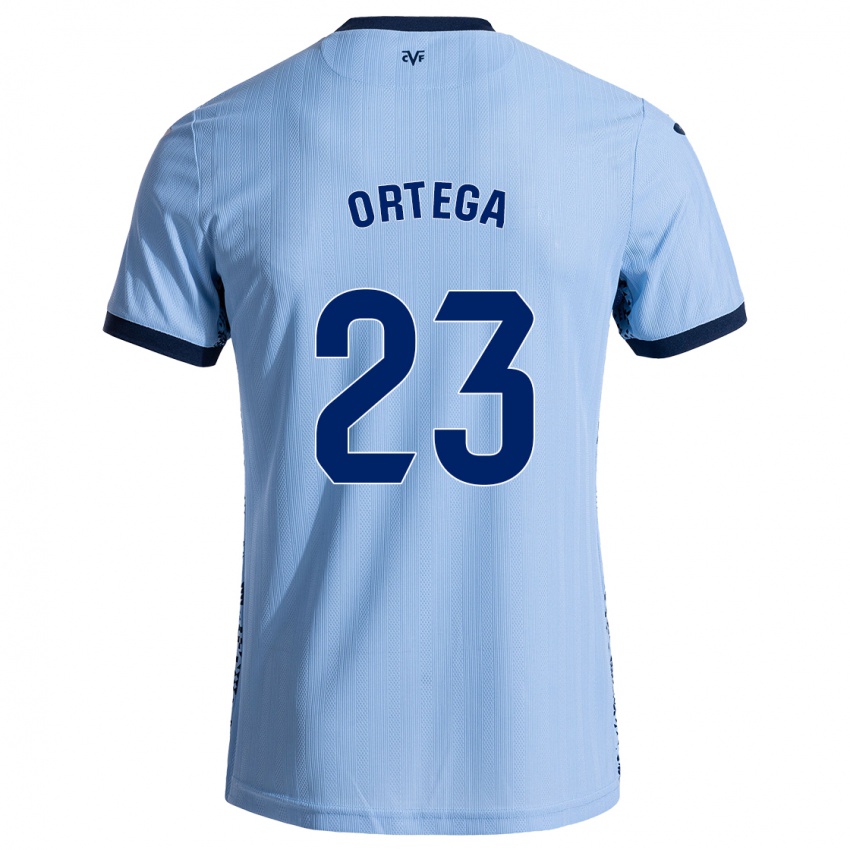 Kinder Jordi Ortega #23 Himmelblau Auswärtstrikot Trikot 2024/25 T-Shirt Schweiz