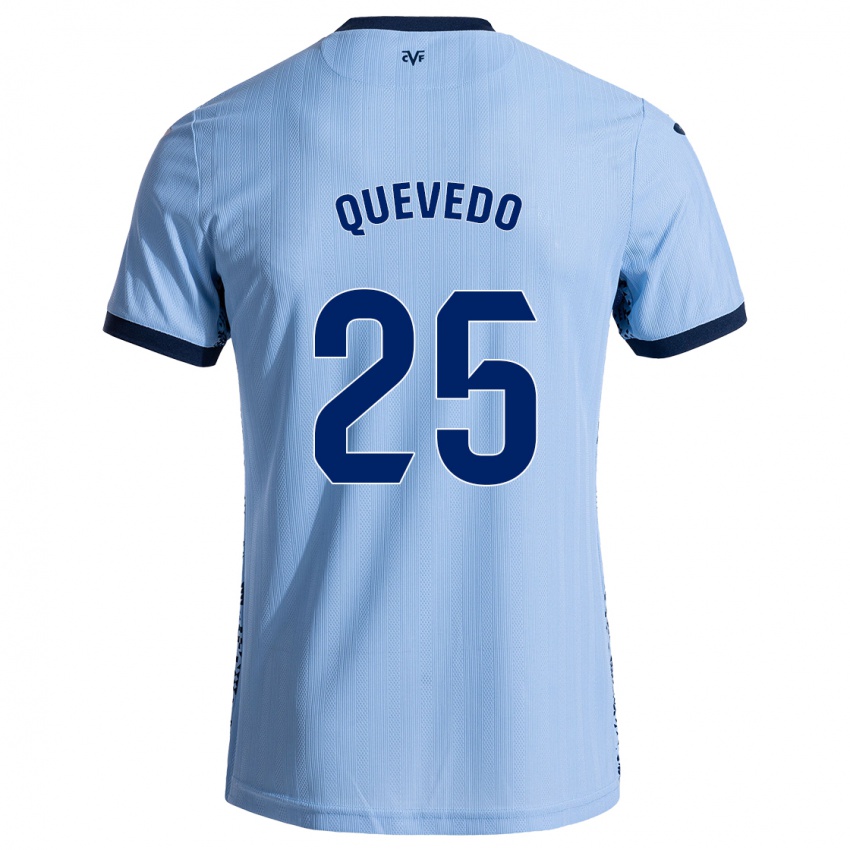 Kinder Alex Quevedo #25 Himmelblau Auswärtstrikot Trikot 2024/25 T-Shirt Schweiz