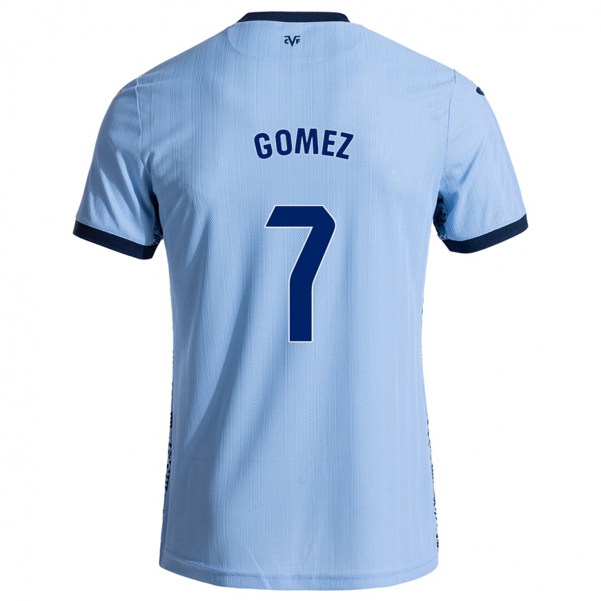 Kinder Lucía Gómez #7 Himmelblau Auswärtstrikot Trikot 2024/25 T-Shirt Schweiz