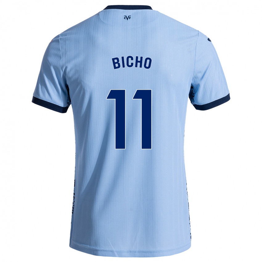 Kinder Bicho #11 Himmelblau Auswärtstrikot Trikot 2024/25 T-Shirt Schweiz