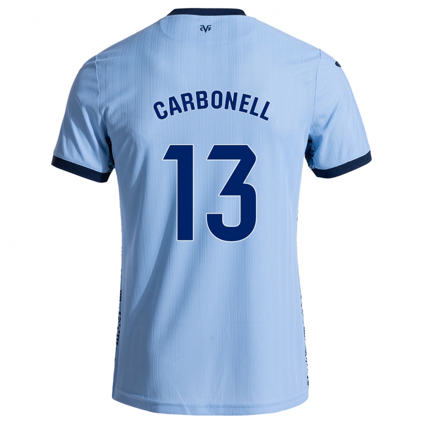 Kinder Carmen Carbonell #13 Himmelblau Auswärtstrikot Trikot 2024/25 T-Shirt Schweiz