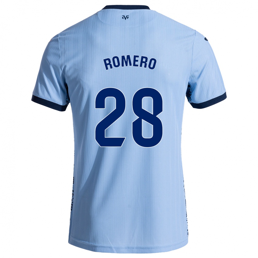 Kinder María Romero #28 Himmelblau Auswärtstrikot Trikot 2024/25 T-Shirt Schweiz