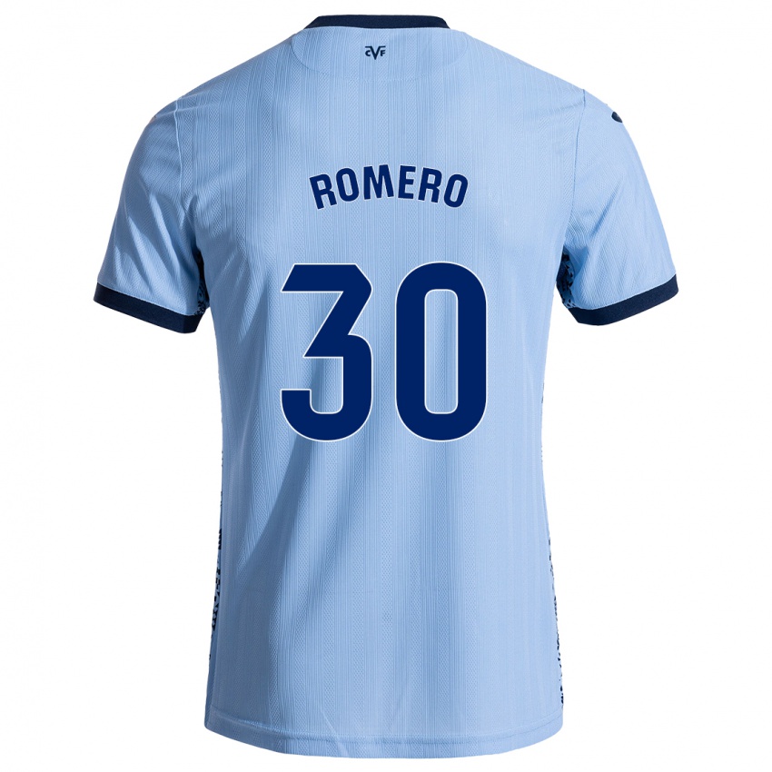 Kinder Lucía Romero #30 Himmelblau Auswärtstrikot Trikot 2024/25 T-Shirt Schweiz