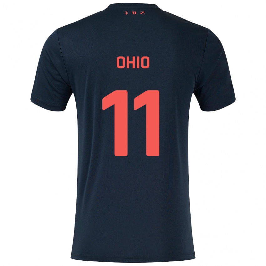 Kinder Noah Ohio #11 Schwarz Rot Auswärtstrikot Trikot 2024/25 T-Shirt Schweiz