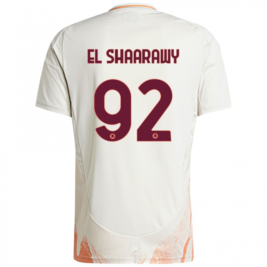 Kinder Stephan El Shaarawy #92 Cremeweiß Orange Auswärtstrikot Trikot 2024/25 T-Shirt Schweiz