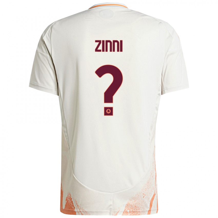 Kinder Raul Zinni #0 Cremeweiß Orange Auswärtstrikot Trikot 2024/25 T-Shirt Schweiz