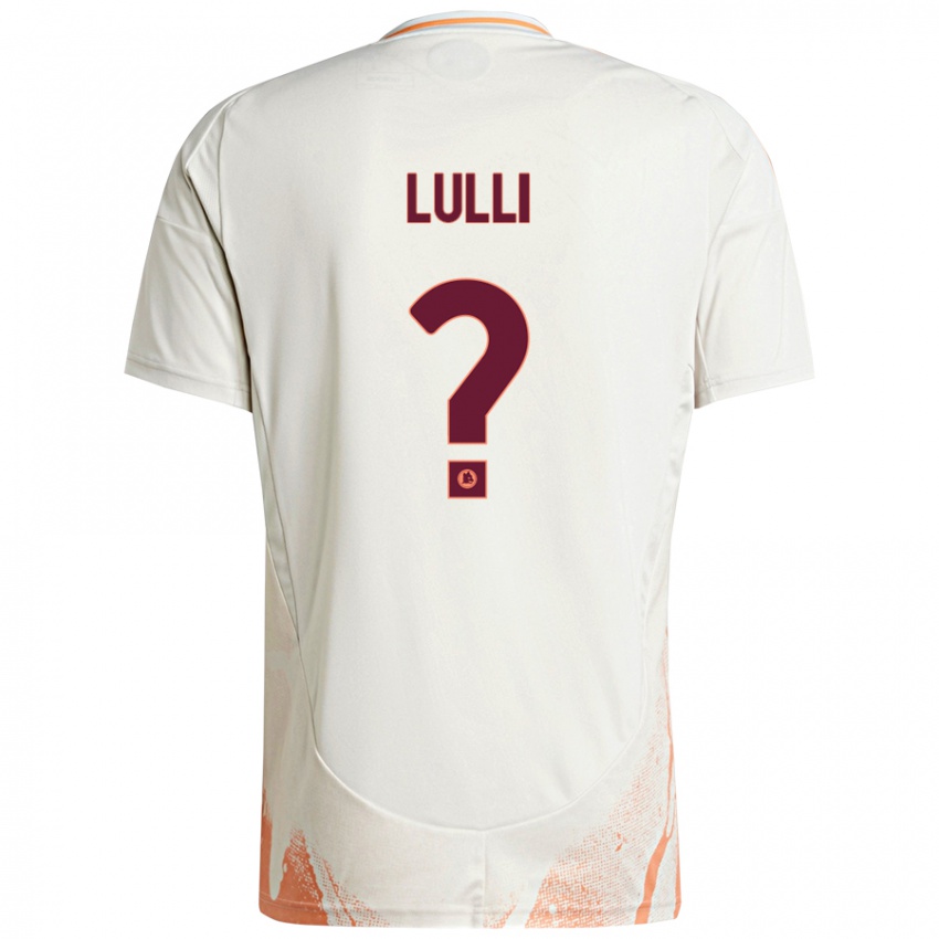 Kinder Emanuele Lulli #0 Cremeweiß Orange Auswärtstrikot Trikot 2024/25 T-Shirt Schweiz