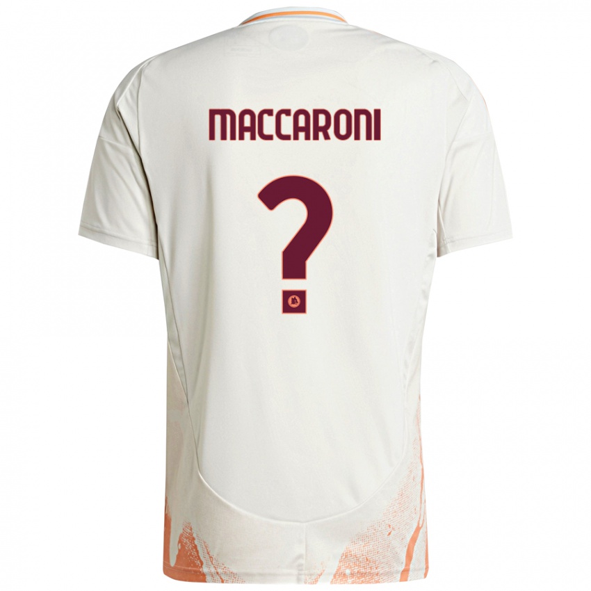 Kinder Valerio Maccaroni #0 Cremeweiß Orange Auswärtstrikot Trikot 2024/25 T-Shirt Schweiz