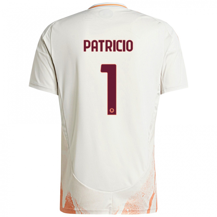 Kinder Rui Patricio #1 Cremeweiß Orange Auswärtstrikot Trikot 2024/25 T-Shirt Schweiz