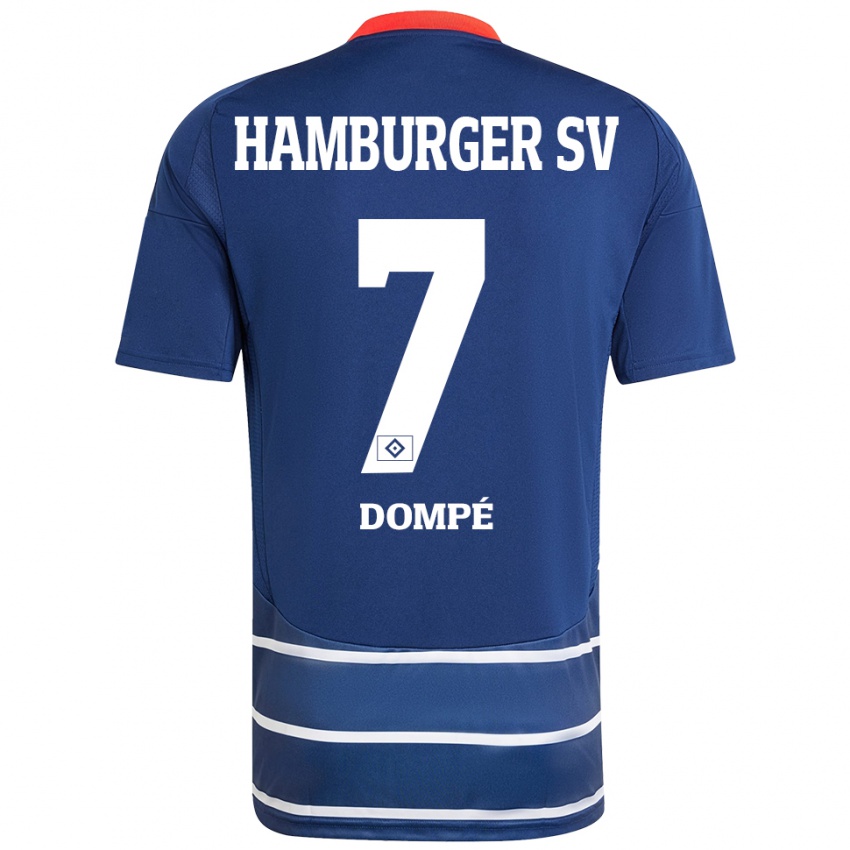 Kinder Jean-Luc Dompé #7 Dunkelblau Auswärtstrikot Trikot 2024/25 T-Shirt Schweiz