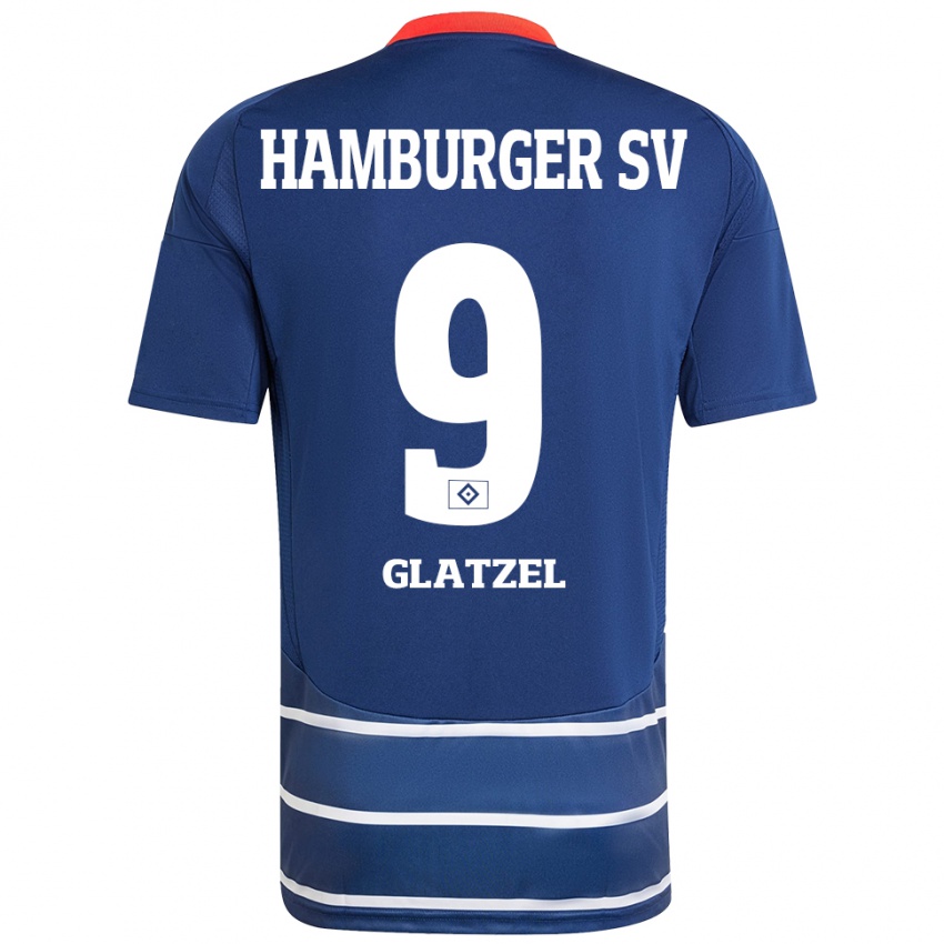 Kinder Robert Glatzel #9 Dunkelblau Auswärtstrikot Trikot 2024/25 T-Shirt Schweiz