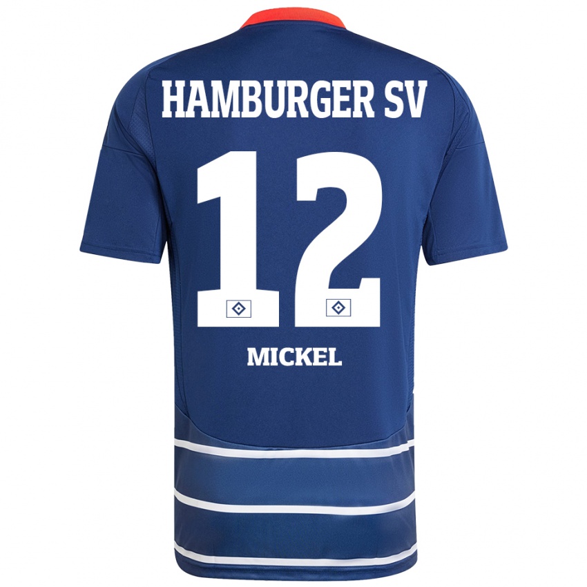 Kinder Tom Mickel #12 Dunkelblau Auswärtstrikot Trikot 2024/25 T-Shirt Schweiz