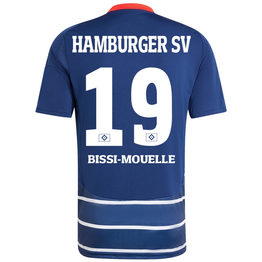 Kinder Jason Bissi-Mouelle #19 Dunkelblau Auswärtstrikot Trikot 2024/25 T-Shirt Schweiz