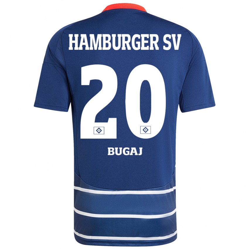 Kinder Jan-Luca Bugaj #20 Dunkelblau Auswärtstrikot Trikot 2024/25 T-Shirt Schweiz