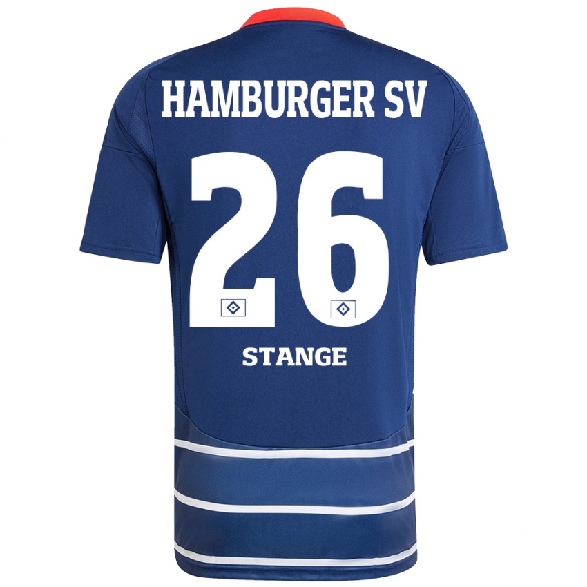 Kinder Otto Stange #26 Dunkelblau Auswärtstrikot Trikot 2024/25 T-Shirt Schweiz