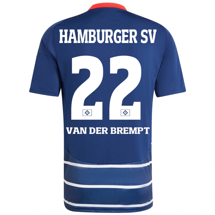 Kinder Ignace Van Der Brempt #22 Dunkelblau Auswärtstrikot Trikot 2024/25 T-Shirt Schweiz