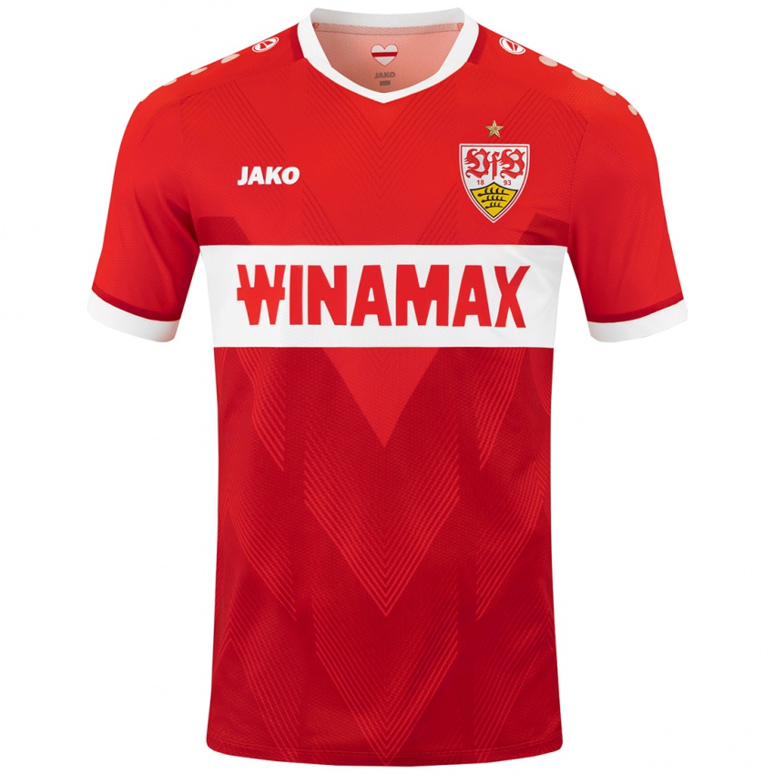 Kinder Luan Simnica #15 Rot Weiß Auswärtstrikot Trikot 2024/25 T-Shirt Schweiz