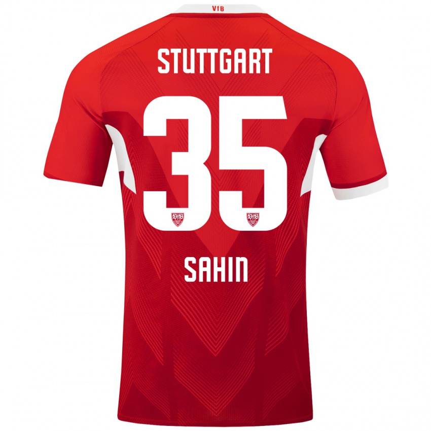 Kinder Mehmet Sahin #35 Rot Weiß Auswärtstrikot Trikot 2024/25 T-Shirt Schweiz