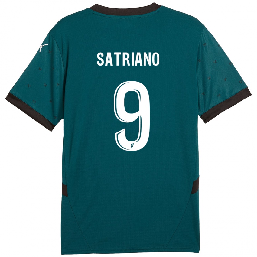 Kinder Martín Satriano #9 Dunkelgrün Auswärtstrikot Trikot 2024/25 T-Shirt Schweiz