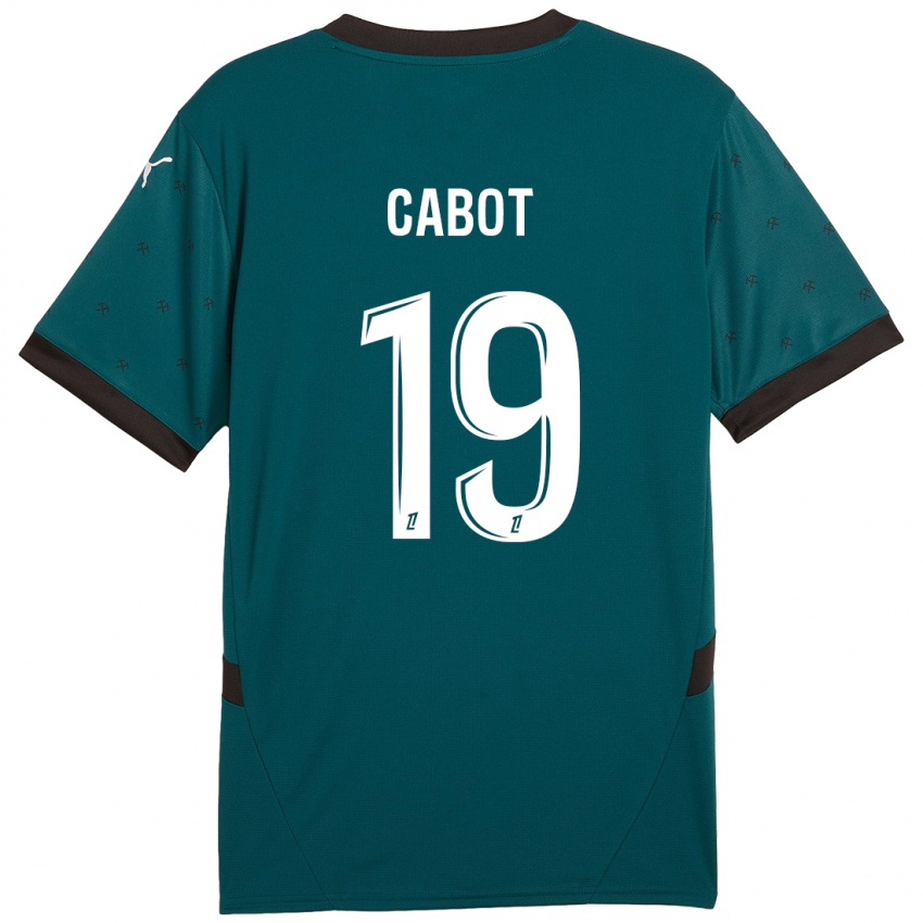 Kinder Jimmy Cabot #19 Dunkelgrün Auswärtstrikot Trikot 2024/25 T-Shirt Schweiz