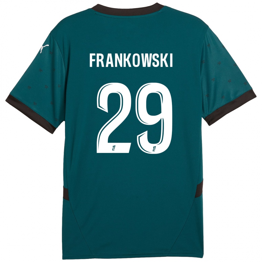 Kinder Przemyslaw Frankowski #29 Dunkelgrün Auswärtstrikot Trikot 2024/25 T-Shirt Schweiz