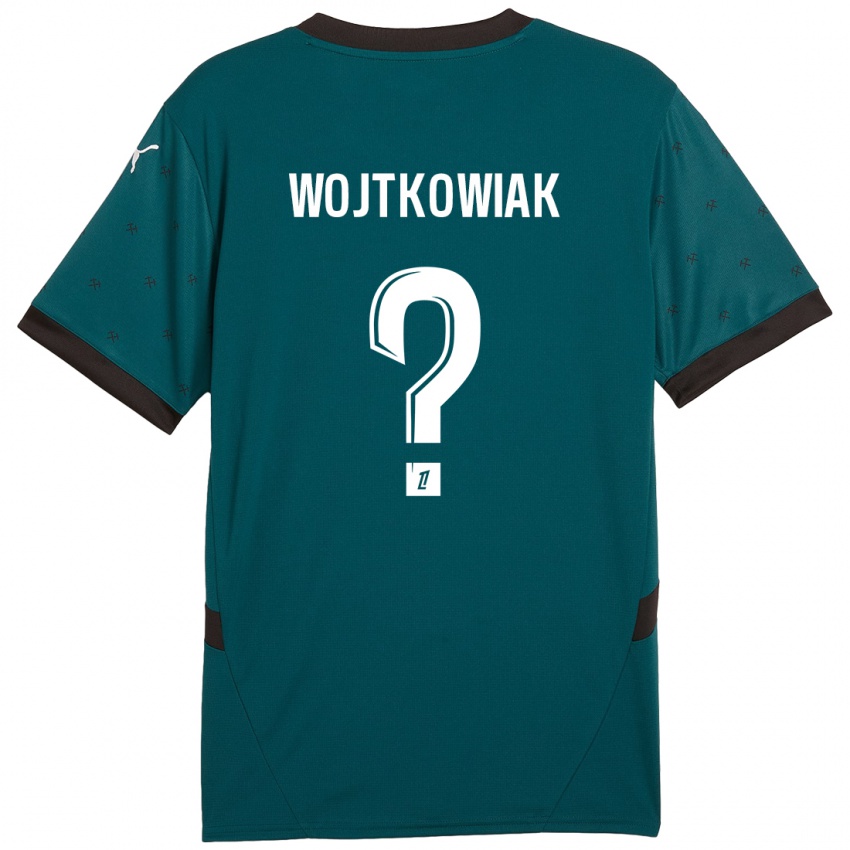 Kinder Valentin Wojtkowiak #0 Dunkelgrün Auswärtstrikot Trikot 2024/25 T-Shirt Schweiz