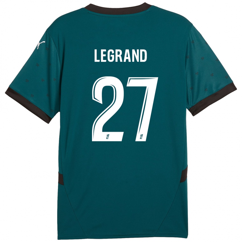 Kinder Bérénice Legrand #27 Dunkelgrün Auswärtstrikot Trikot 2024/25 T-Shirt Schweiz