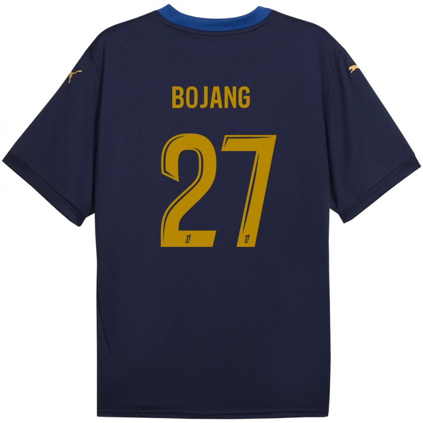 Enfant Maillot Adama Bojang #27 Bleu Marine Doré Tenues Extérieur 2024/25 T-Shirt Suisse