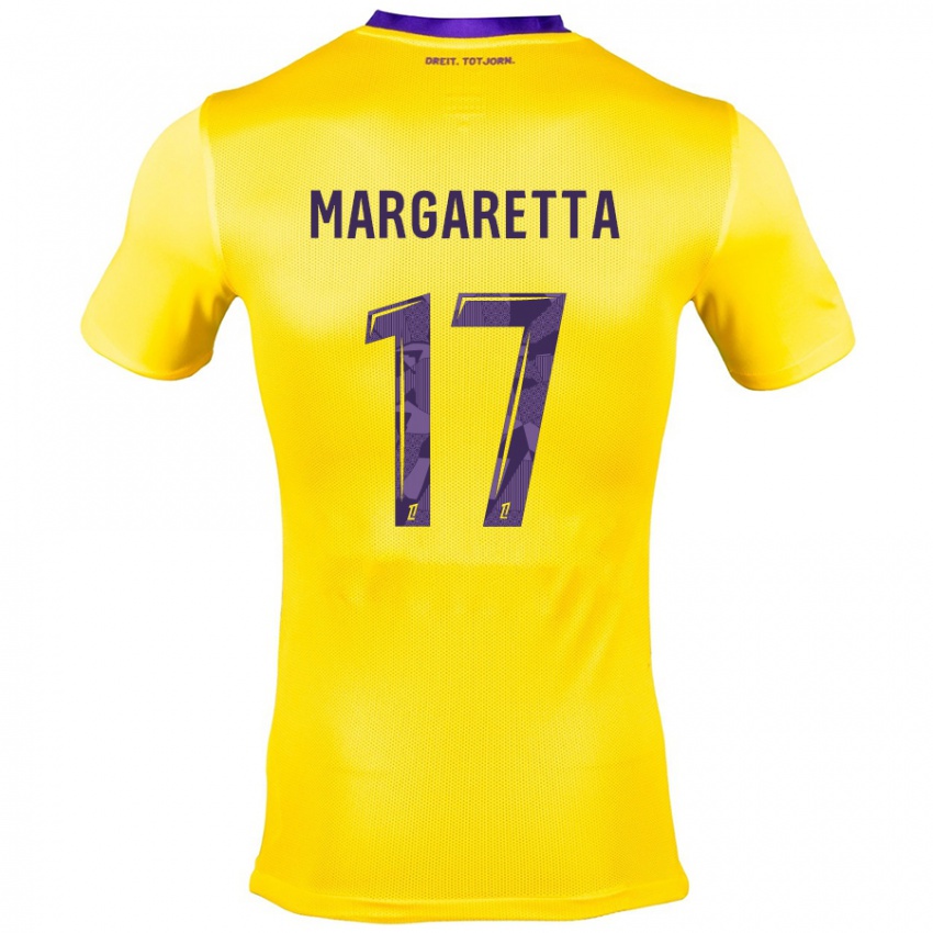 Kinder Jessica Margaretta #17 Gelb Lila Auswärtstrikot Trikot 2024/25 T-Shirt Schweiz