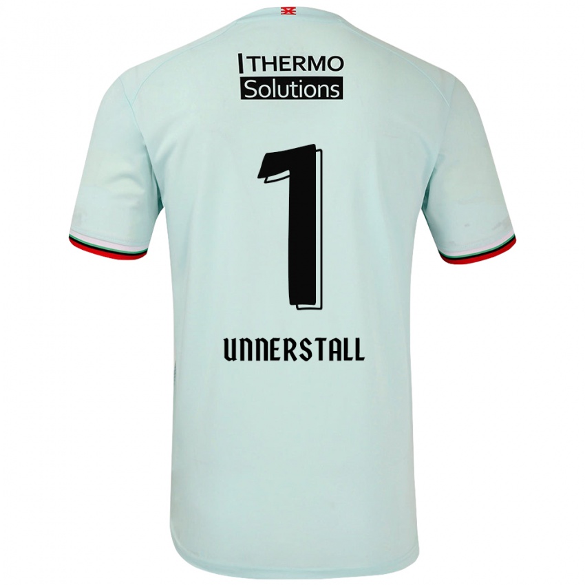 Kinder Lars Unnerstall #1 Hellgrün Auswärtstrikot Trikot 2024/25 T-Shirt Schweiz