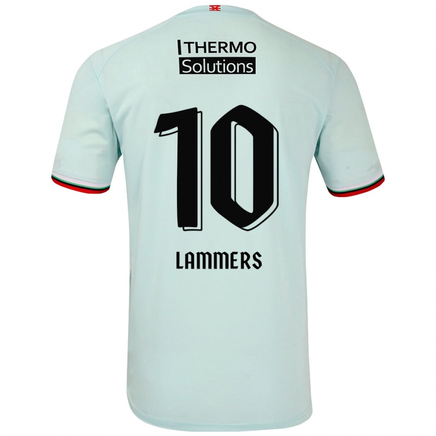 Kinder Sam Lammers #10 Hellgrün Auswärtstrikot Trikot 2024/25 T-Shirt Schweiz