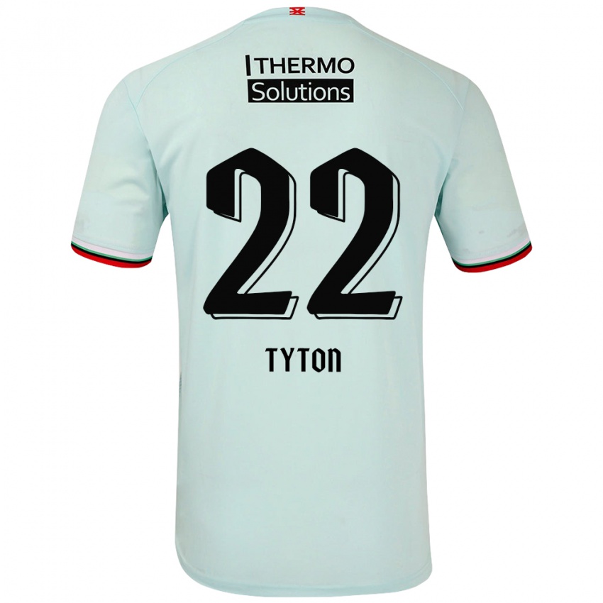 Kinder Przemyslaw Tyton #22 Hellgrün Auswärtstrikot Trikot 2024/25 T-Shirt Schweiz