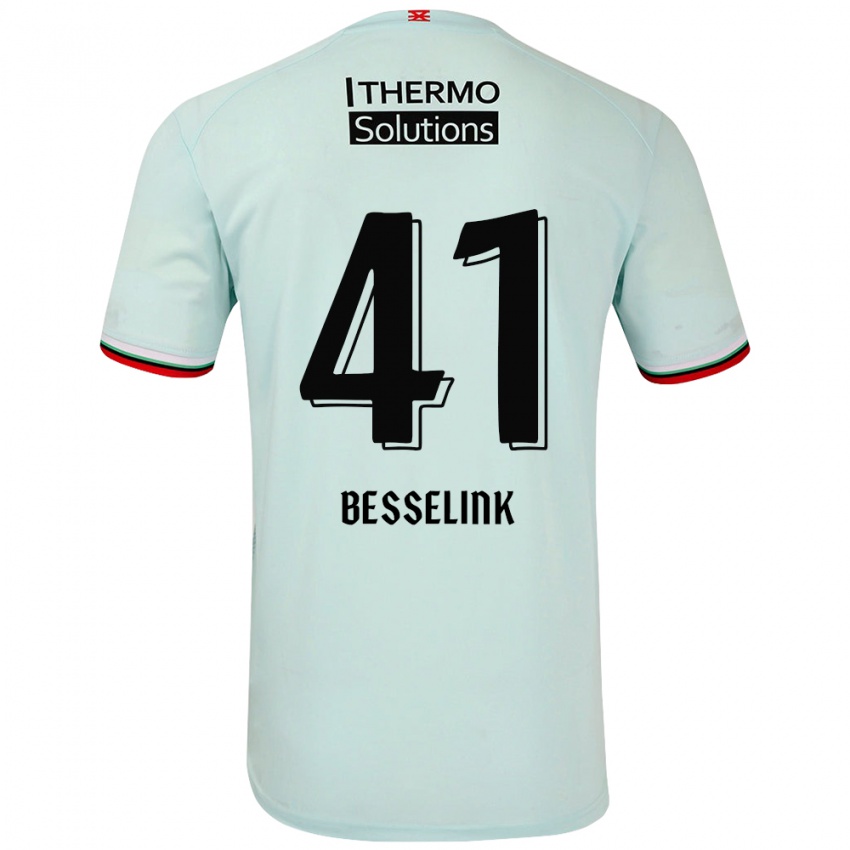 Kinder Gijs Besselink #41 Hellgrün Auswärtstrikot Trikot 2024/25 T-Shirt Schweiz