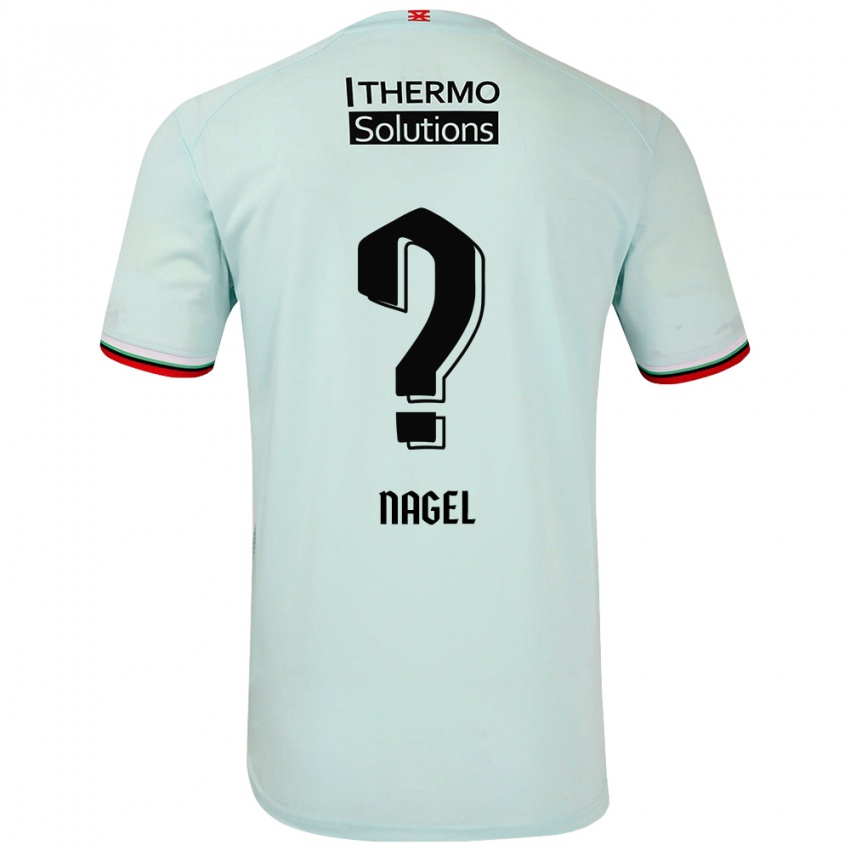 Kinder Benjamin Nagel #0 Hellgrün Auswärtstrikot Trikot 2024/25 T-Shirt Schweiz