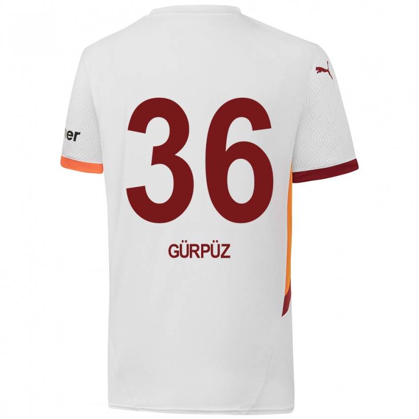 Kinder Gökdeniz Gürpüz #36 Weiß Gelb Rot Auswärtstrikot Trikot 2024/25 T-Shirt Schweiz