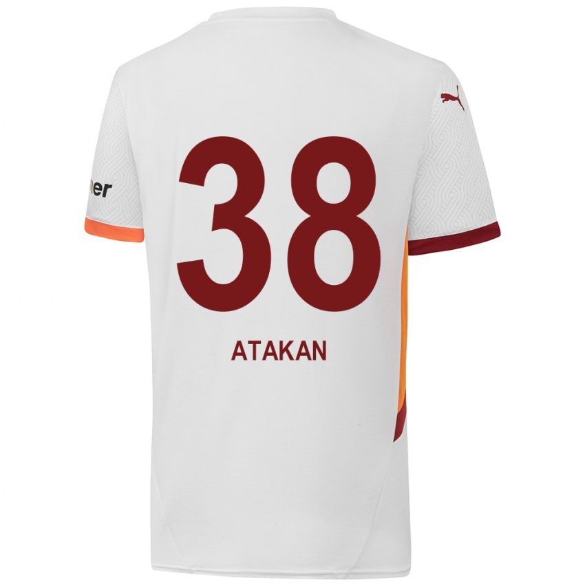 Kinder Atakan Ordu #38 Weiß Gelb Rot Auswärtstrikot Trikot 2024/25 T-Shirt Schweiz