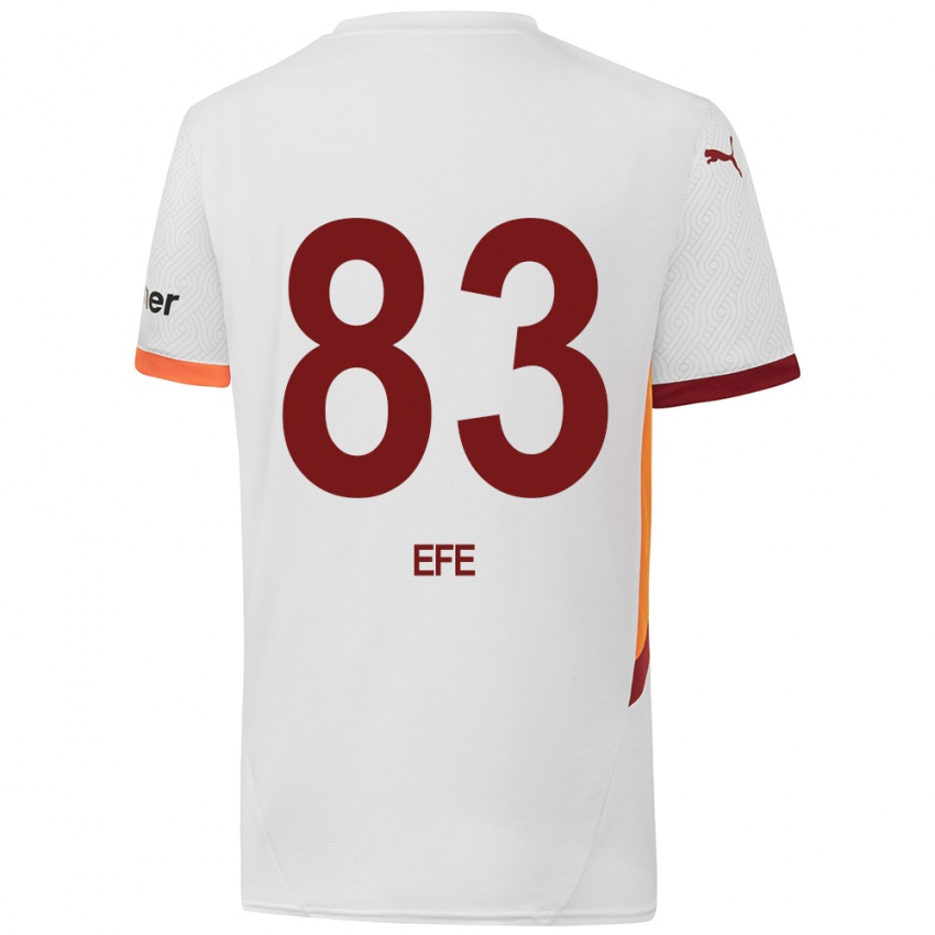 Kinder Efe Akman #83 Weiß Gelb Rot Auswärtstrikot Trikot 2024/25 T-Shirt Schweiz