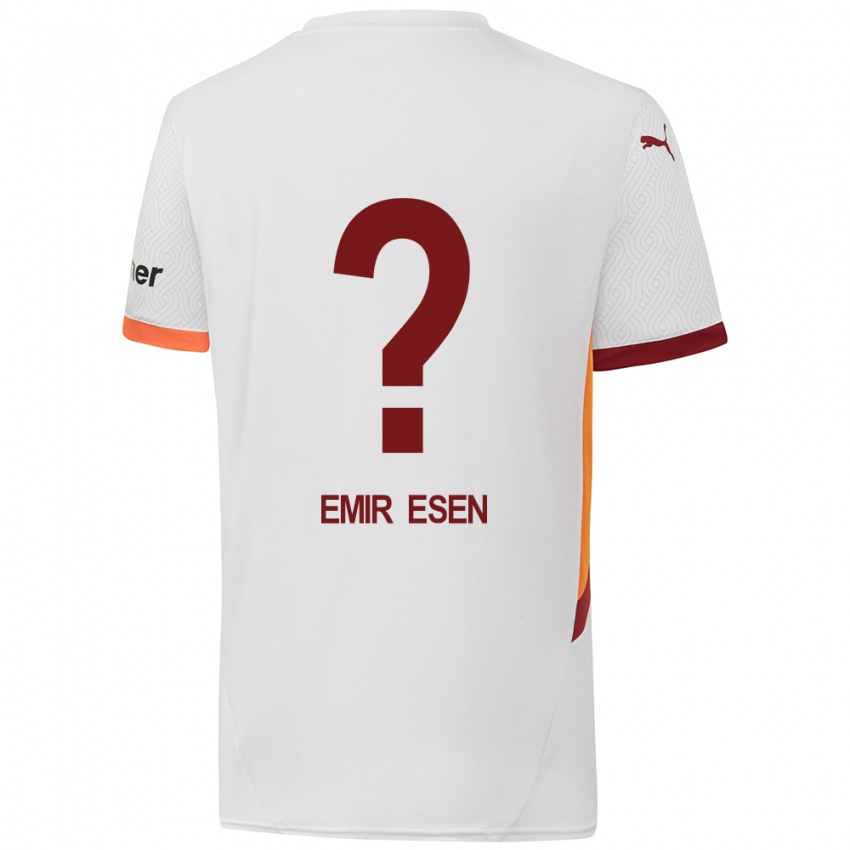 Kinder Ali Emir Esen #0 Weiß Gelb Rot Auswärtstrikot Trikot 2024/25 T-Shirt Schweiz