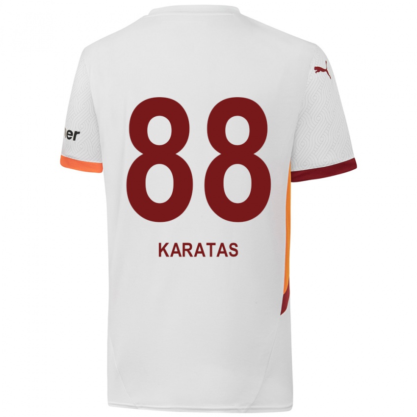 Kinder Kazımcan Karataş #88 Weiß Gelb Rot Auswärtstrikot Trikot 2024/25 T-Shirt Schweiz