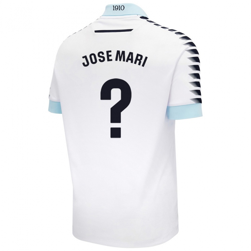 Kinder José Mari #0 Weiß Blau Auswärtstrikot Trikot 2024/25 T-Shirt Schweiz