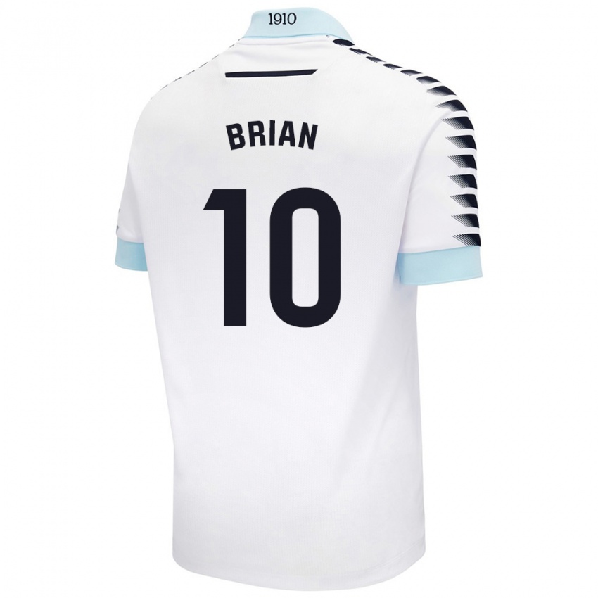 Kinder Brian Ocampo #10 Weiß Blau Auswärtstrikot Trikot 2024/25 T-Shirt Schweiz