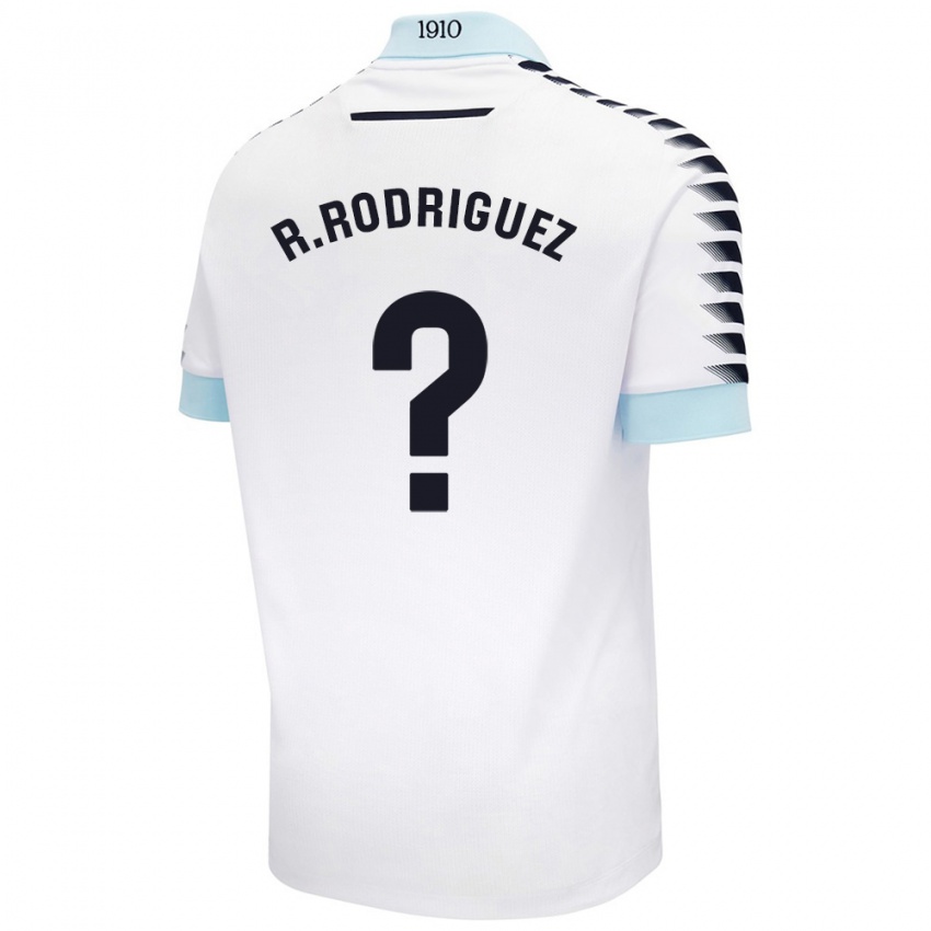 Kinder Ramón Rodríguez #0 Weiß Blau Auswärtstrikot Trikot 2024/25 T-Shirt Schweiz